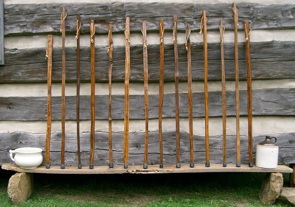 Handmade Vintage Tobbac Walking Sticks